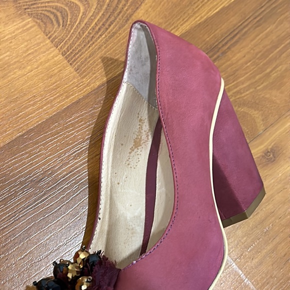 Klub Nico Open Toe Heels Color Wine Red Size 7M - Picture 11 of 16